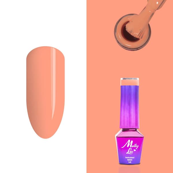 Mollylac - Gelelakk - Bubble Tea - Nr130 - 5g UV gel/LED
