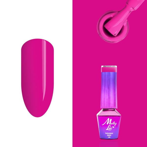 Mollylac - Gel polish - Flamingo - Nr143 - 5g UV gel/LED