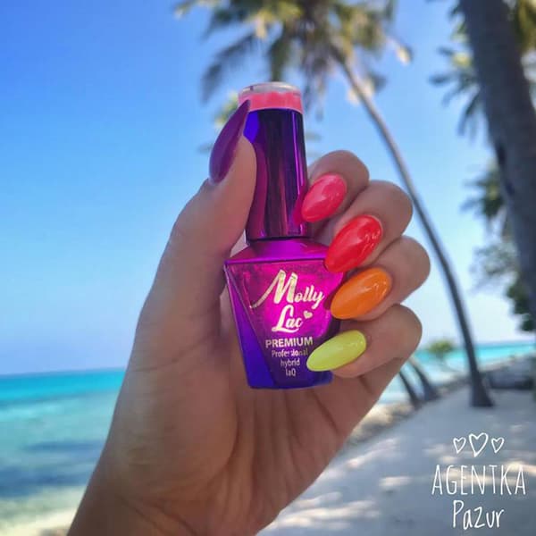 Mollylac - Gelelakk - Flamingo - Nr146 - 5g UV gel/LED