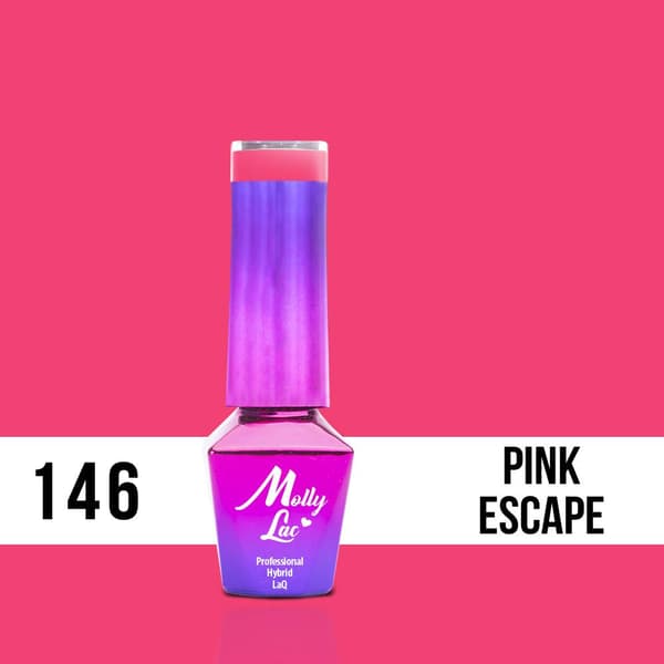 Mollylac - Gelelakk - Flamingo - Nr146 - 5g UV gel/LED