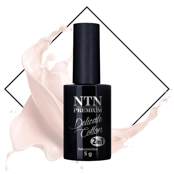 NTN Premium - Delikat bomull - 2in1 Basecoat - 5g nr6