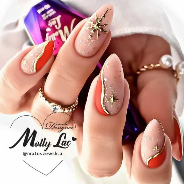 Mollylac - Jack top - 24 Carat - 5ml - UV-gel/LED -Topplack