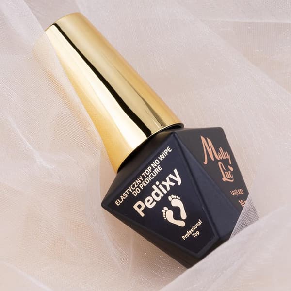 Toppstrøk - Pedikyr Pedixy - 10g - UV-gel/LED - Mollylac