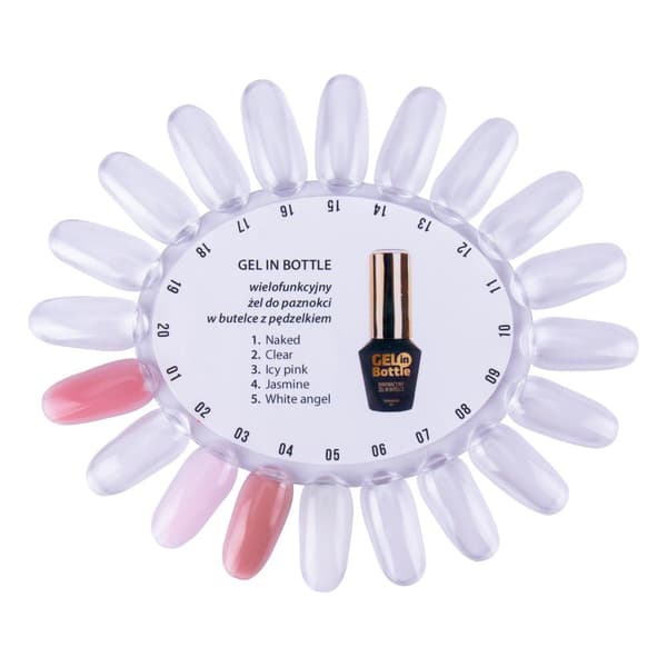 Mollylac - Gel på flaske - Icy Pink - 10g - UV-gel/LED - Base coat