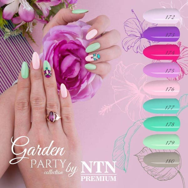 NTN Premium - Gelelakk - Garden Party - Nr178 - 5g UV gel/LED