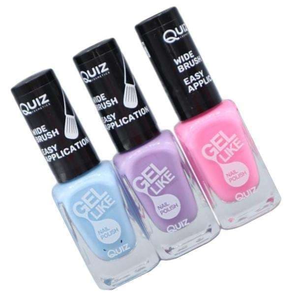 3 neglelakker, neglelak - Lilla, Blå, Pink