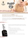 Miniatyrbild 7 av 7: Top coat - Pepper - No Wipe Matt - 8 ml - Victoria Vynn