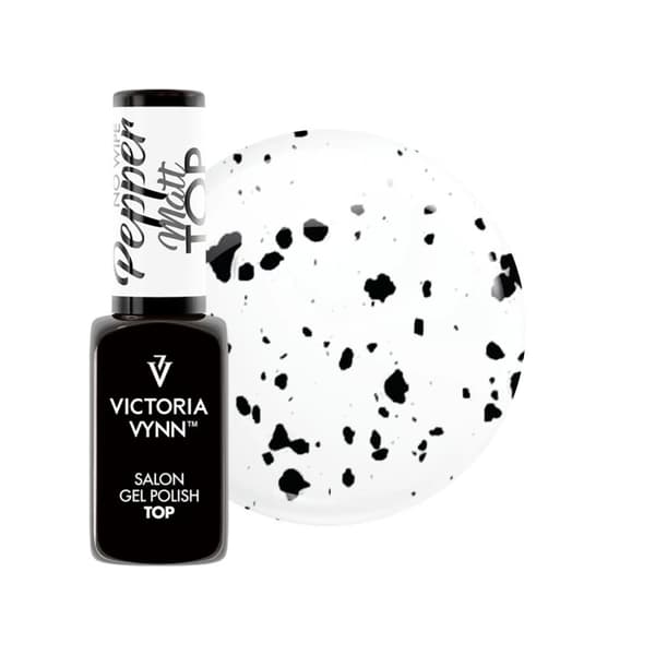 Top coat - Pepper - No Wipe Matt - 8 ml - Victoria Vynn