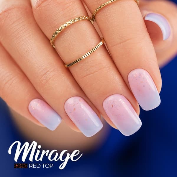 Top coat - Mirage - Red - No Wipe - 8 ml - Victoria Vynn