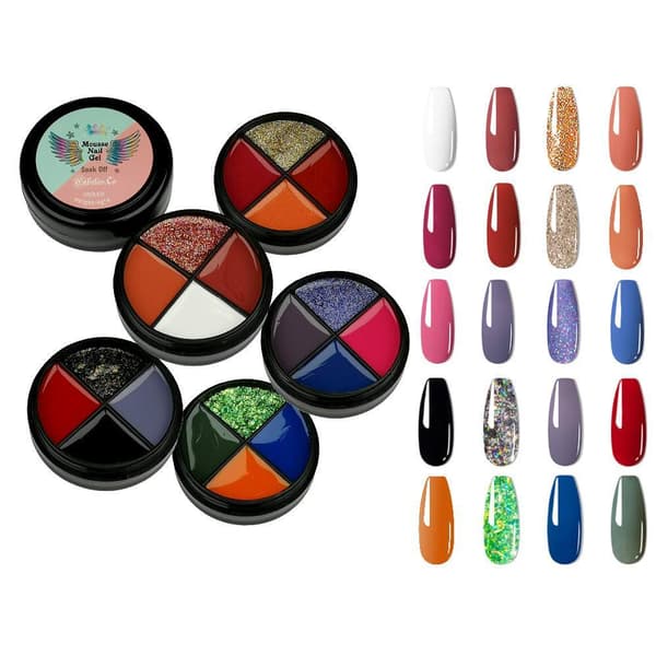 Gellack - Mousse Uv Gel Nagellack