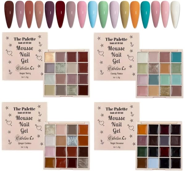 Gel Nagellack Palett – Mousse UV Gellack