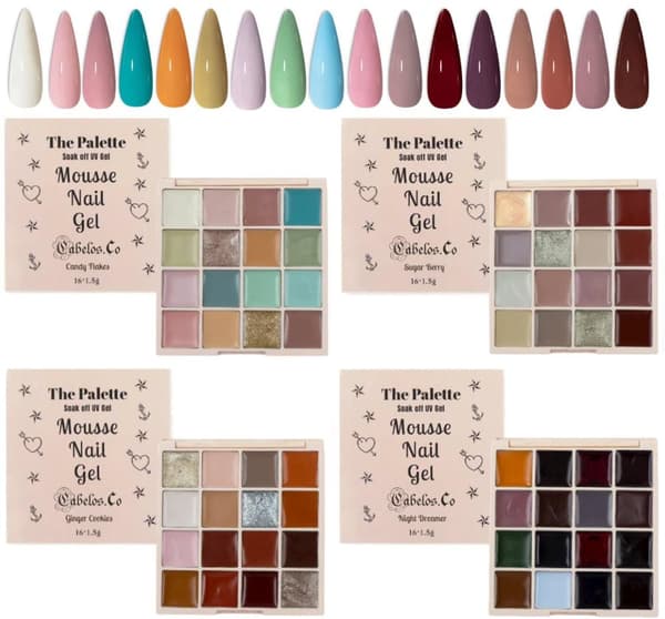 Gel Nagellack Palett – Mousse UV Gellack