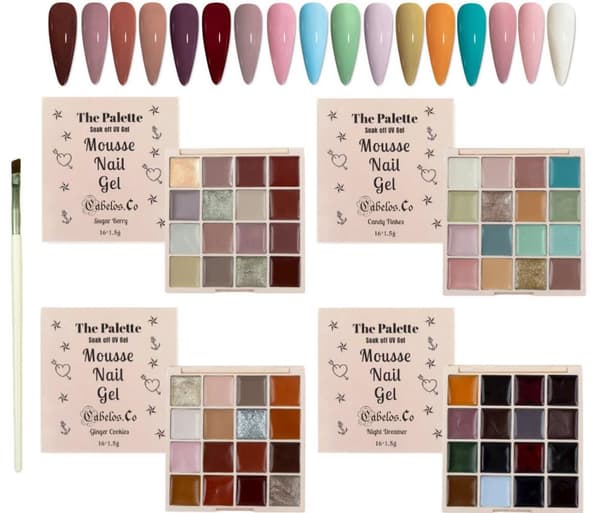 Gel Nagellack Palett – Mousse UV Gellack