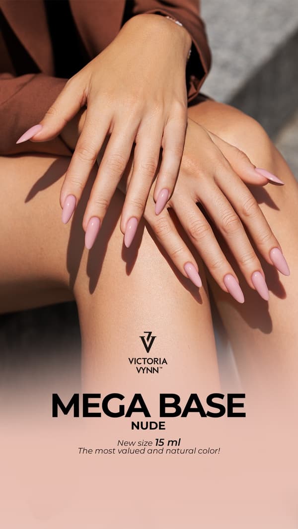 Gel Polish - Mega Base - Nude - 8ml - Victoria Vynn