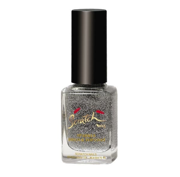 Scratch Nagellack / Topplack - Hologram Silver