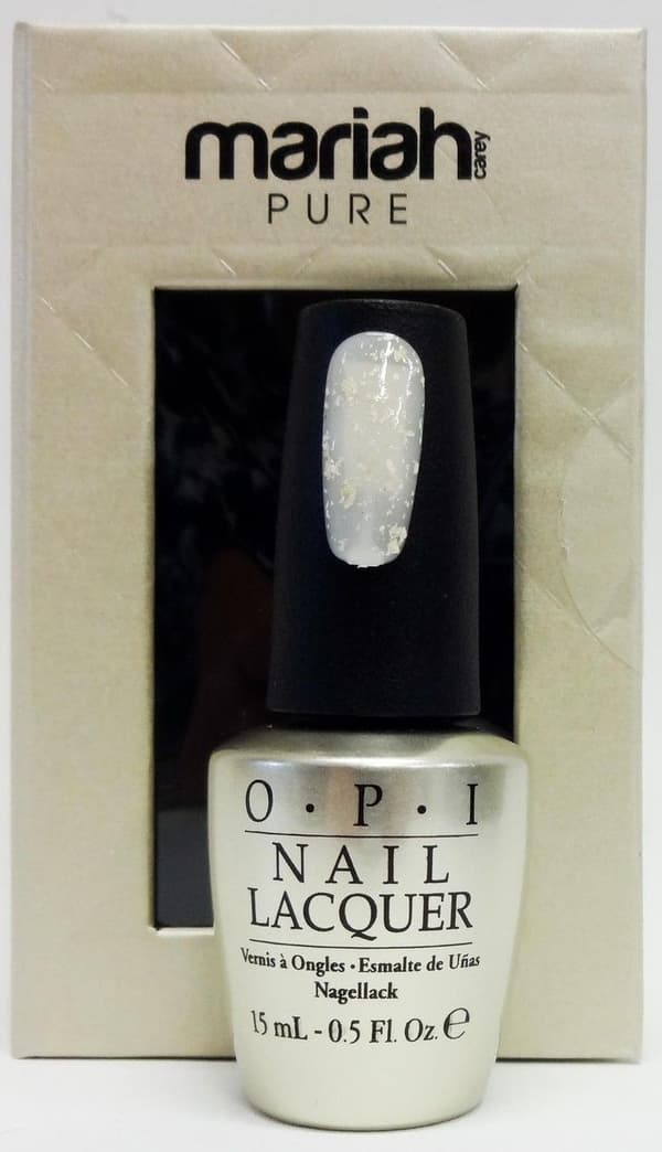 OPI Mariah Carey Deluxe Pure 18K White Gold & Silver Top Coat 15ml