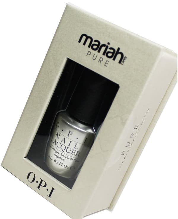 OPI Mariah Carey Deluxe Pure 18K White Gold & Silver Top Coat 15ml