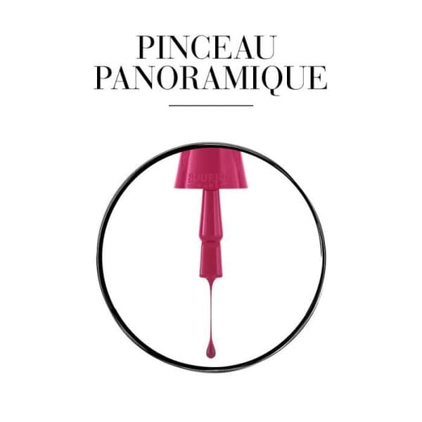 1 Second Nagellack - BOURJOIS - Orchid Obsession - Vit - Panoramaborste