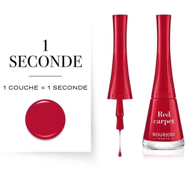 BOURJOIS 1 Second Nagellack - 10 Röda mattan