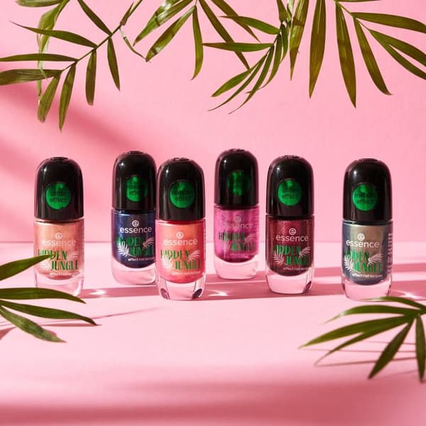Nagellack - ESSENCE - Hidden Jungle - 01 Secret Gem - Glittrig - Vegan - Utan Parabener