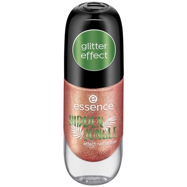 Nagellack - ESSENCE - Hidden Jungle - 01 Secret Gem - Glittrig - Vegan - Utan Parabener