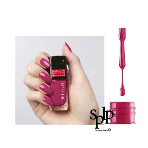 ARTDECO Quick Dry Nagellack 45 Hallon plommon