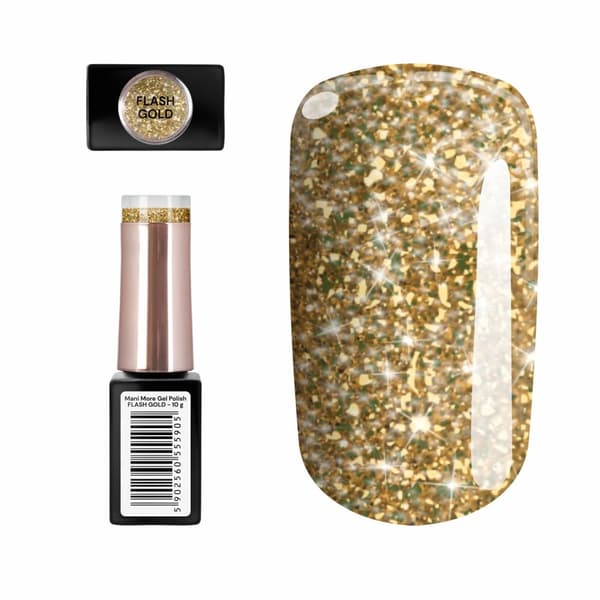 Gellack - ManiMore - Flash - Gold - Silcare