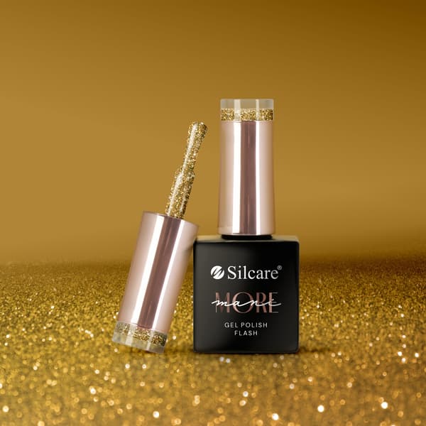 Gellack - ManiMore - Flash - Gold - Silcare