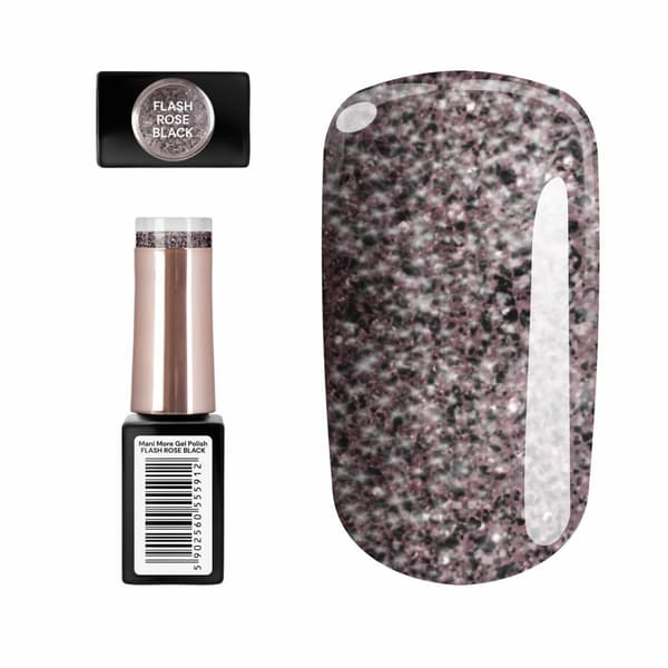 Gellack - ManiMore - Flash - Rose Black - Silcare