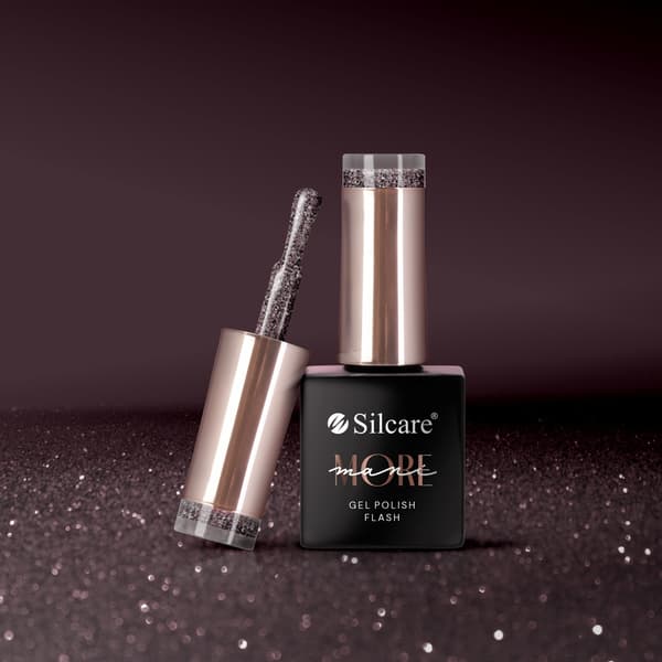 Gellack - ManiMore - Flash - Rose Black - Silcare