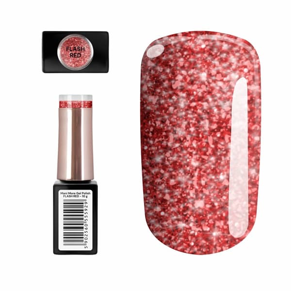 Gellack - ManiMore - Flash - Red - Silcare