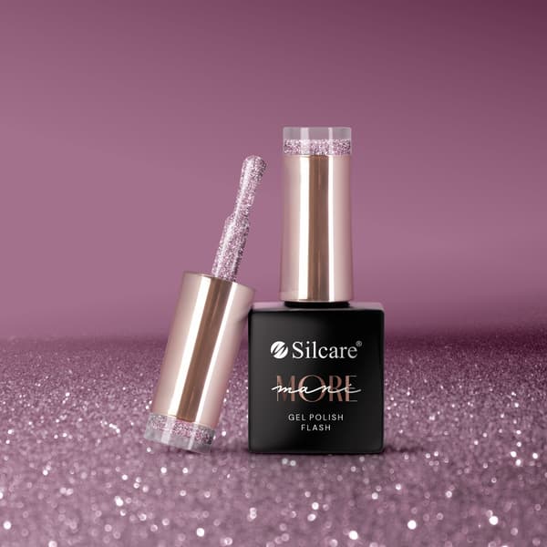 Gellack - ManiMore - Flash - Pink - Silcare
