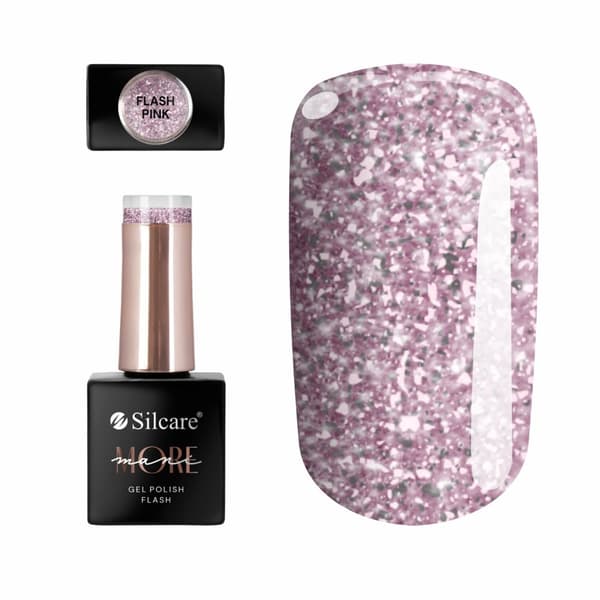Gellack - ManiMore - Flash - Pink - Silcare