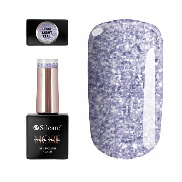 Gellack - ManiMore - Flash - Light Blue - Silcare