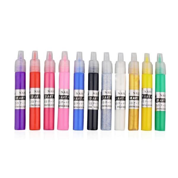 12 neglelak penne, Nail Art Pens – Neglelak