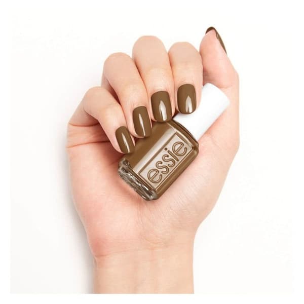 Nagellack - ESSIE - OFF THEGRID - Brun färg - Strålande glans - Långvarig hållbarhet
