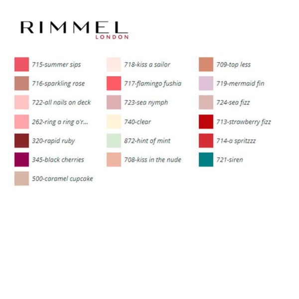 neglelak 60 Seconds Super Shine Rimmel London - 323 - funtime fuchsia