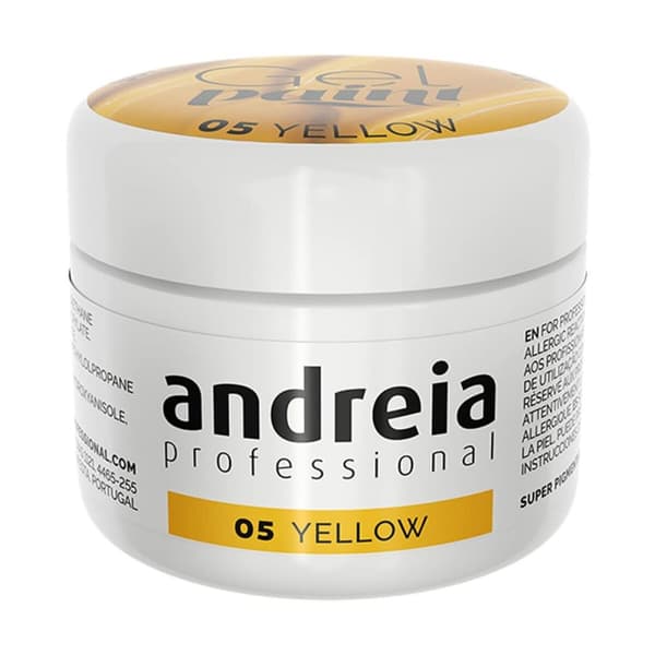 Geelikynsilakka Andreia Gel Paint 4 ml Keltainen Nº 05