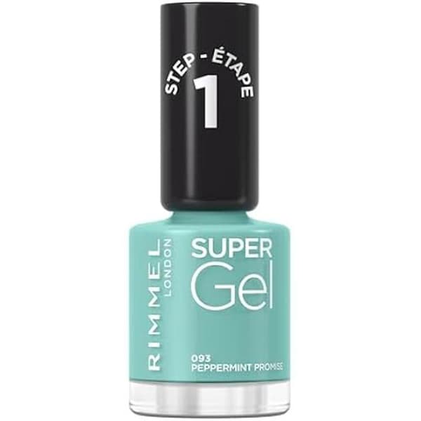 Super Gel Nagellack - Rimmel - 093 Peppermint utlovad - Långvarig - Torkar som lack