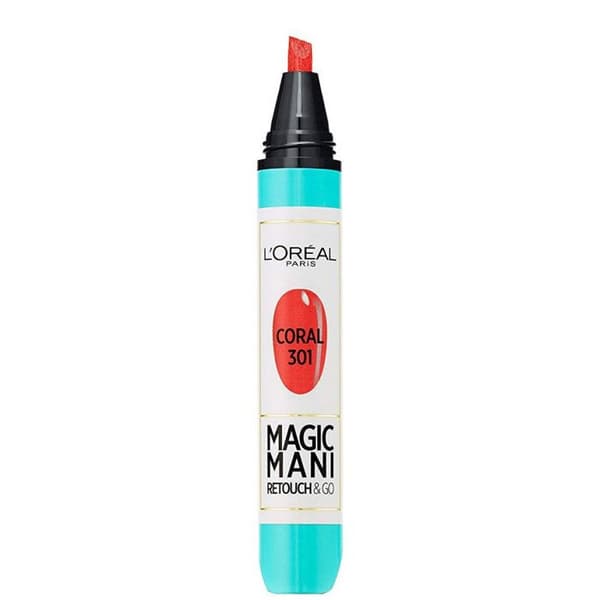 Nagellack - L’Oréal Paris - VAO MAGIC MANI Nr 301 KORALL - Korallfärg - Cremerfinish - 15 mm x 110 mm