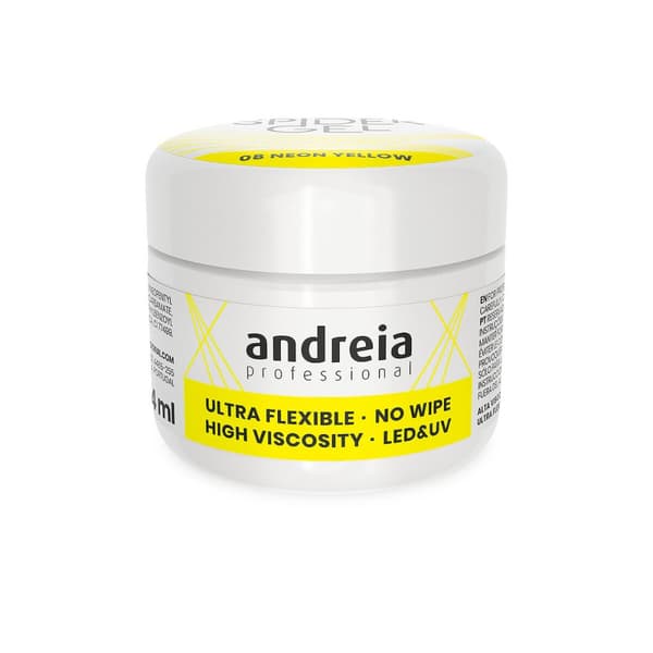Gel-neglelak Andreia Gel Spider 4 ml Neon Orange