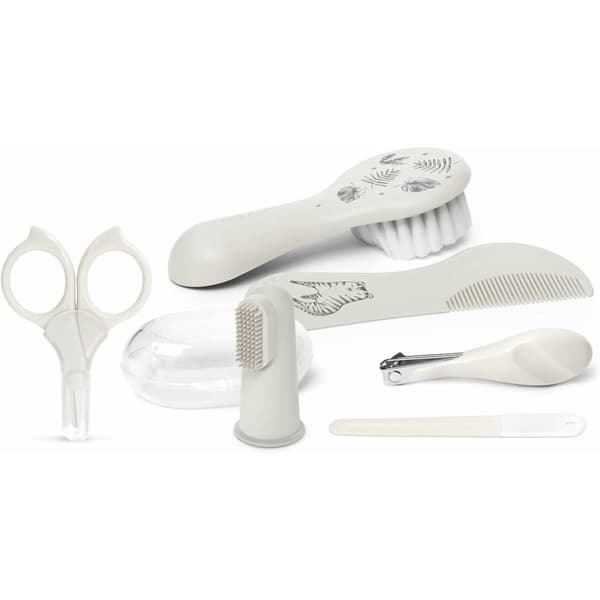 Manicure sæt til baby Suavinex Baby Manicura Gris Lote 7 Dele