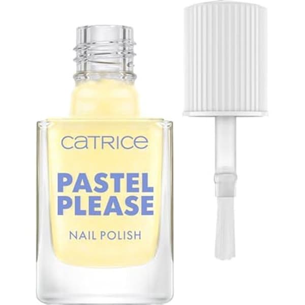 Catrice Pastel Please Nagellack nr 030, Gult, Långvarigt, Högpigmenterat, Skimrande, Intensiv Färg, Acetonfri,