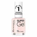 Miniatyrbilde 3 av 4: Fransk manikyrsett French Manicure Rimmel London - 090 - Porcelain - 12 ml