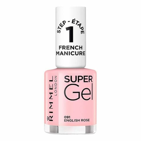 Fransk manikyrsett French Manicure Rimmel London - 090 - Porcelain - 12 ml