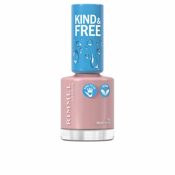 neglelakk Rimmel London Kind & Free 154-milky bare (8 ml)