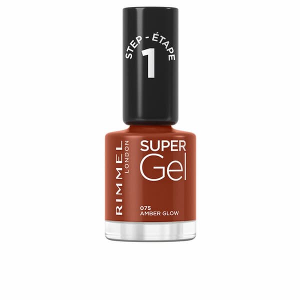 neglelak Rimmel London Super Gel Nº 075 Amber glow 12 ml