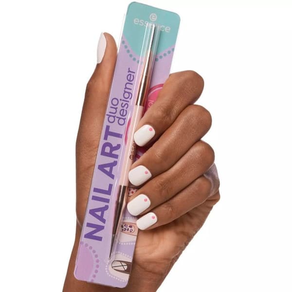 Nagellack - ESSENCE - NAIL ART DUO PINCEL & PUNZÓN - Borste och spets - För kreativa naglar