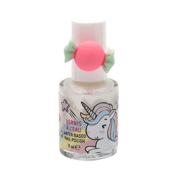 Nagellack - TA HAND OM DIG - Tjejkraft - 9 ml - Rosa, blå och vit pärlemor glitters - Magisk värld