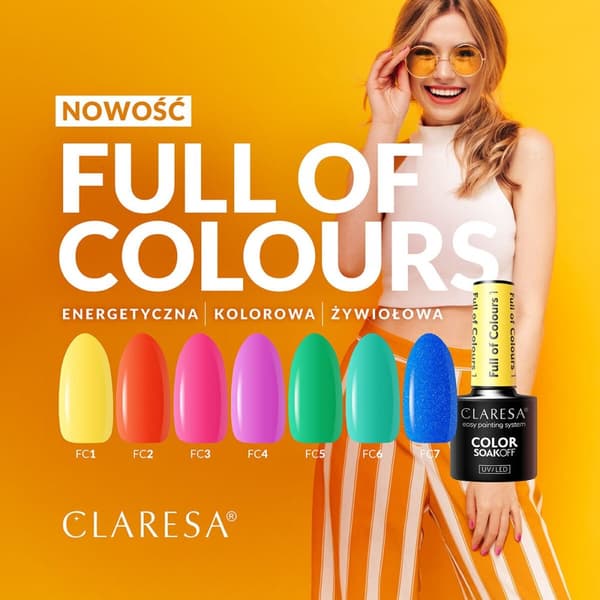 CLARESA Täysvärinen hybridilakka 2 -5g